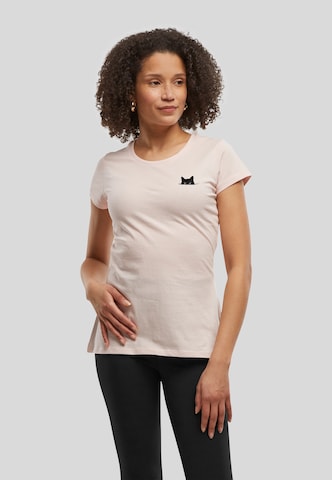 Urban Classics Shirt 'Cat' in Roze: voorkant