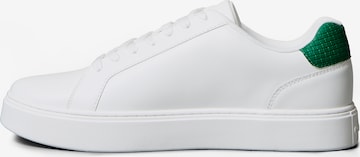 Calvin Klein Jeans Ниски маратонки в бяло: отпред