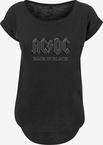 T-shirt 'ACDC' F4NT4STIC en noir : devant