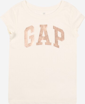 T-Shirt GAP en beige : devant