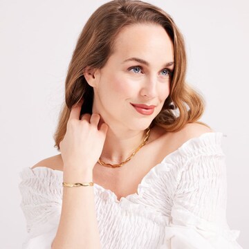 Lucardi Armband 'Basic' in Gold: Vorderseite