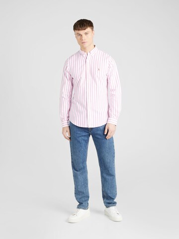 rožinė Polo Ralph Lauren Priglundantis modelis Marškiniai