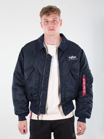 ALPHA INDUSTRIES Regular fit Between-Season Jacket 'CWU 45' in Blue
