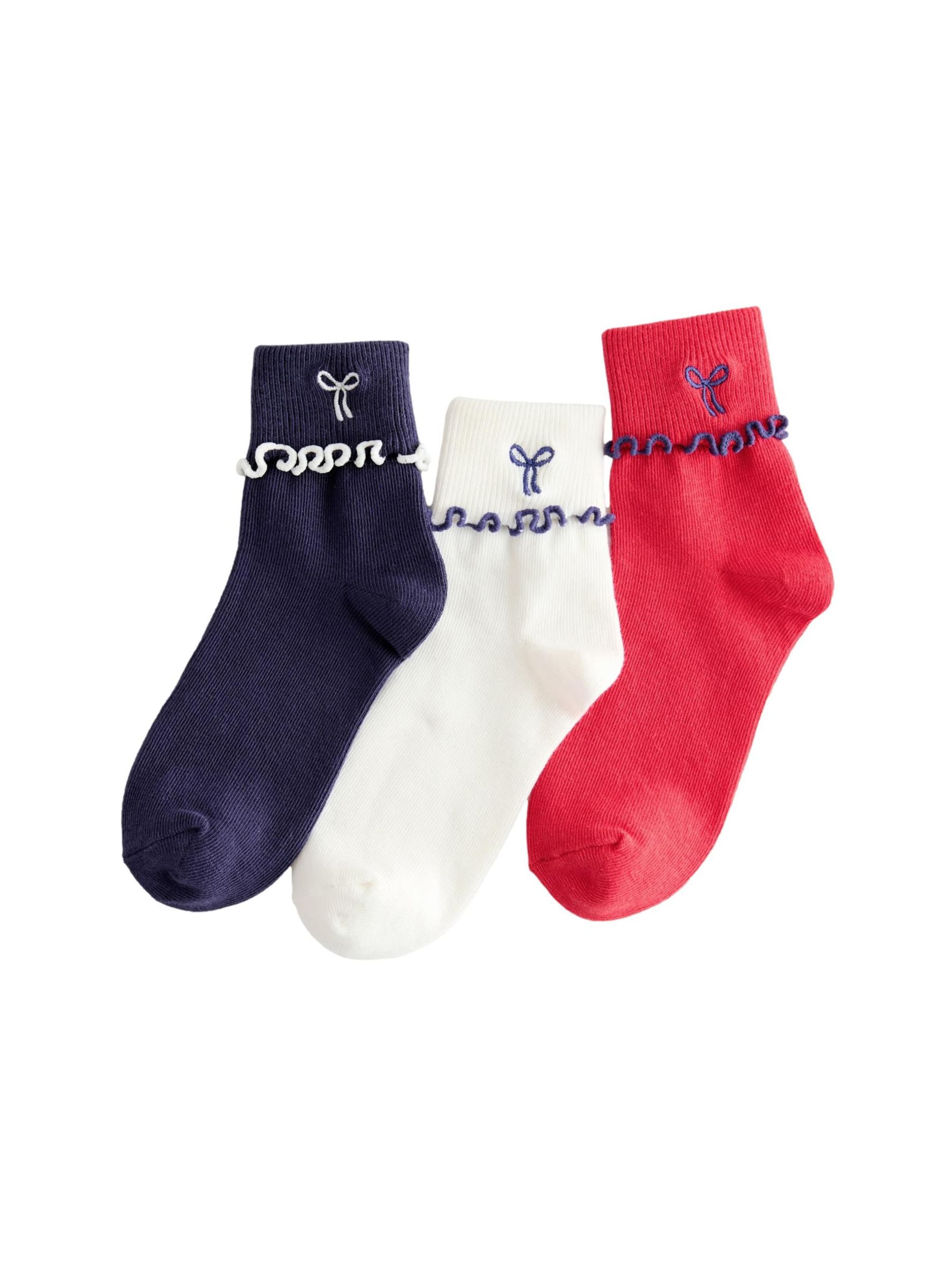 Next Socks in Blue: front