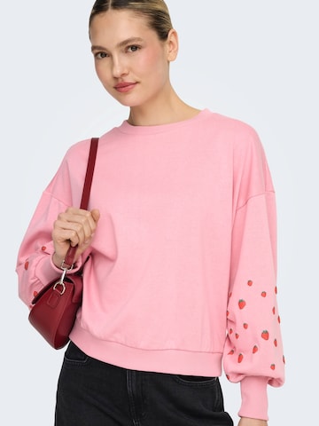 Bluză de molton 'ONLBrooke' de la ONLY pe roz