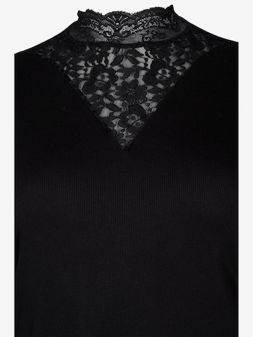 Zizzi Shirt 'Mliv' in Black