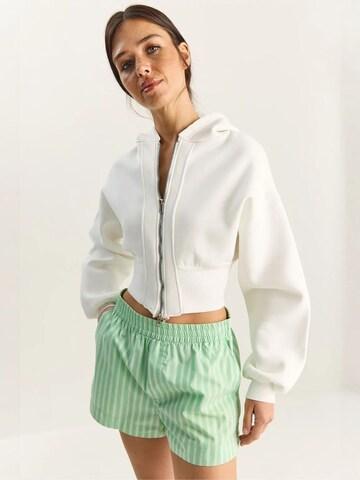 Veste de survêtement Bianco Lucci en blanc