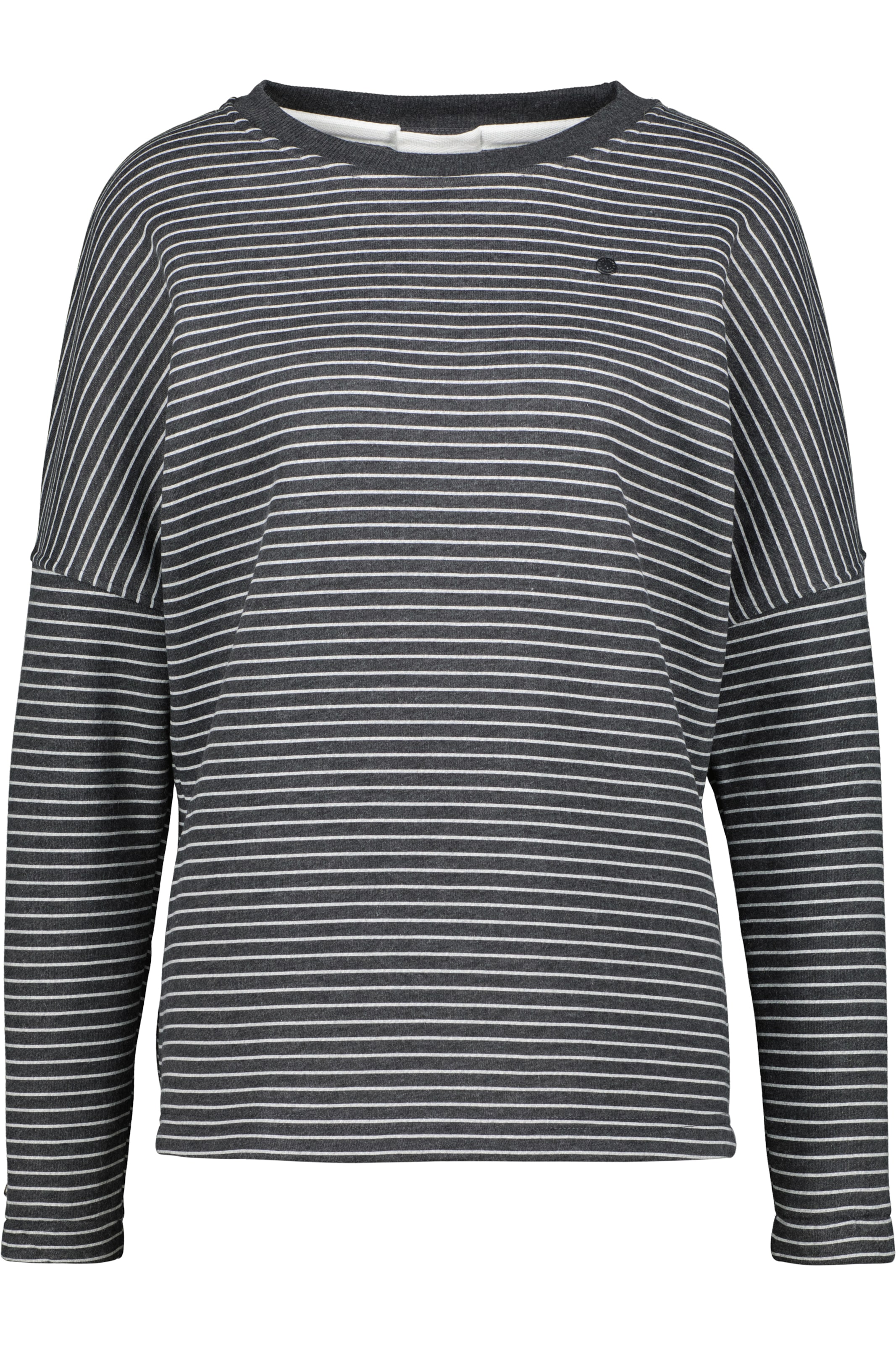 alife & kickin Bluzka sportowa 'DeniseAK' w kolorze szary: przód