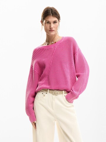 Desigual Pulóver - rózsaszín: elől