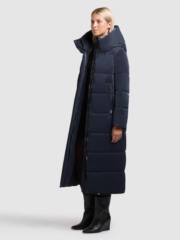 khujo Winter coat 'Soulani5 Shiny' in Blue