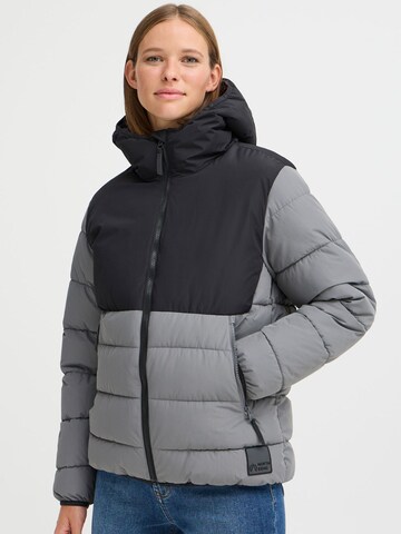 Veste outdoor 'Sarena' North Bend en gris : devant