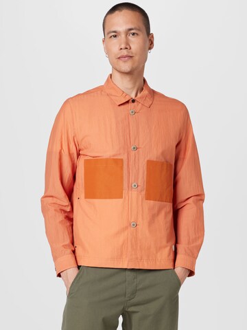 Folk Between-Season Jacket 'STACK' in Orange: front