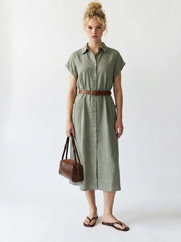 MixRay Blousejurk in Groen: voorkant