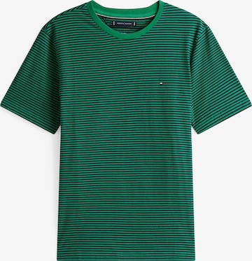T-Shirt 'ESS SEASONAL' TOMMY HILFIGER en vert : devant
