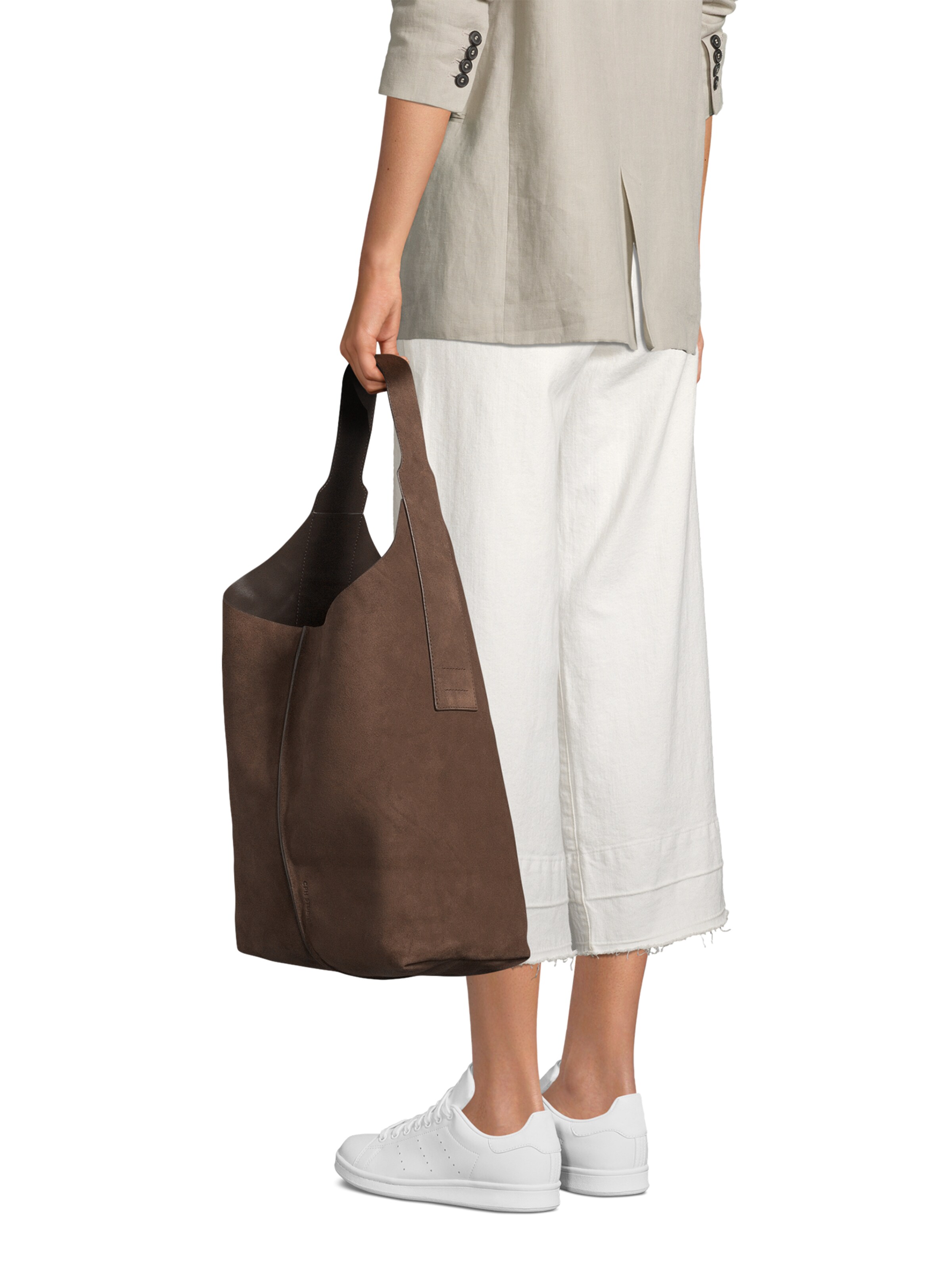 Copenhagen Studios Nákupní taška 'Crosta' – hnědá: přední strana