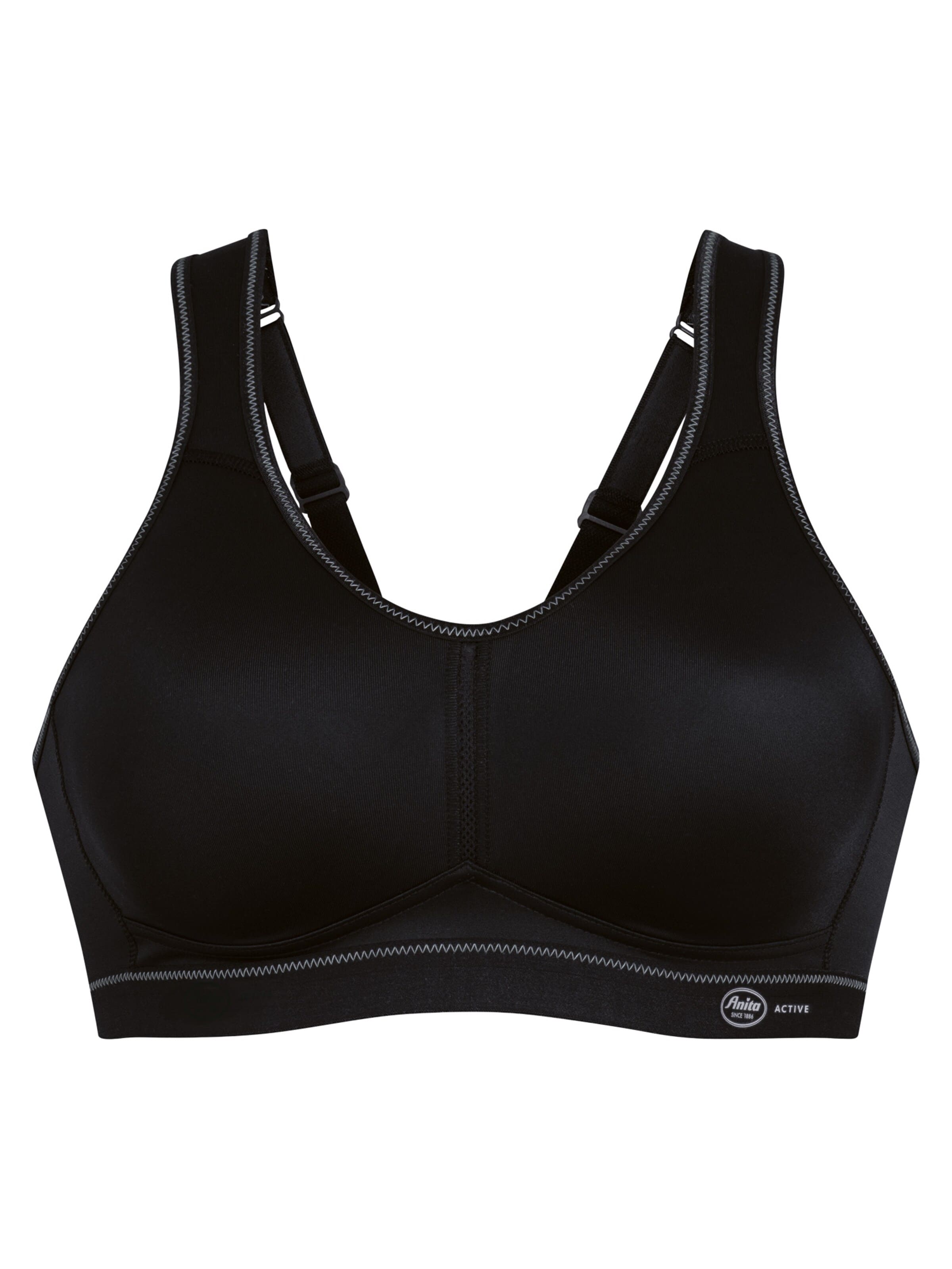 Fascia Reggiseno 'Light & Firm Sport' di ANITA in nero: frontale