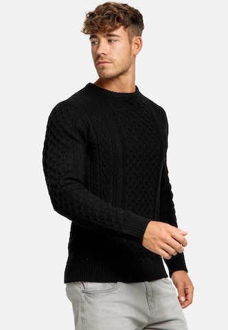 INDICODE JEANS Pullover in Schwarz