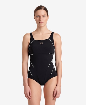 ARENA Active Swimsuit in Black: front