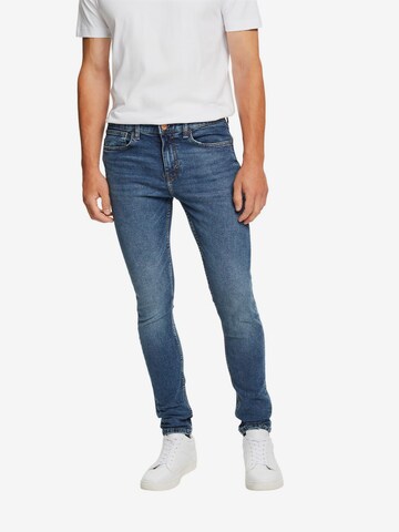 ESPRIT Skinny Jeans in Blauw: voorkant