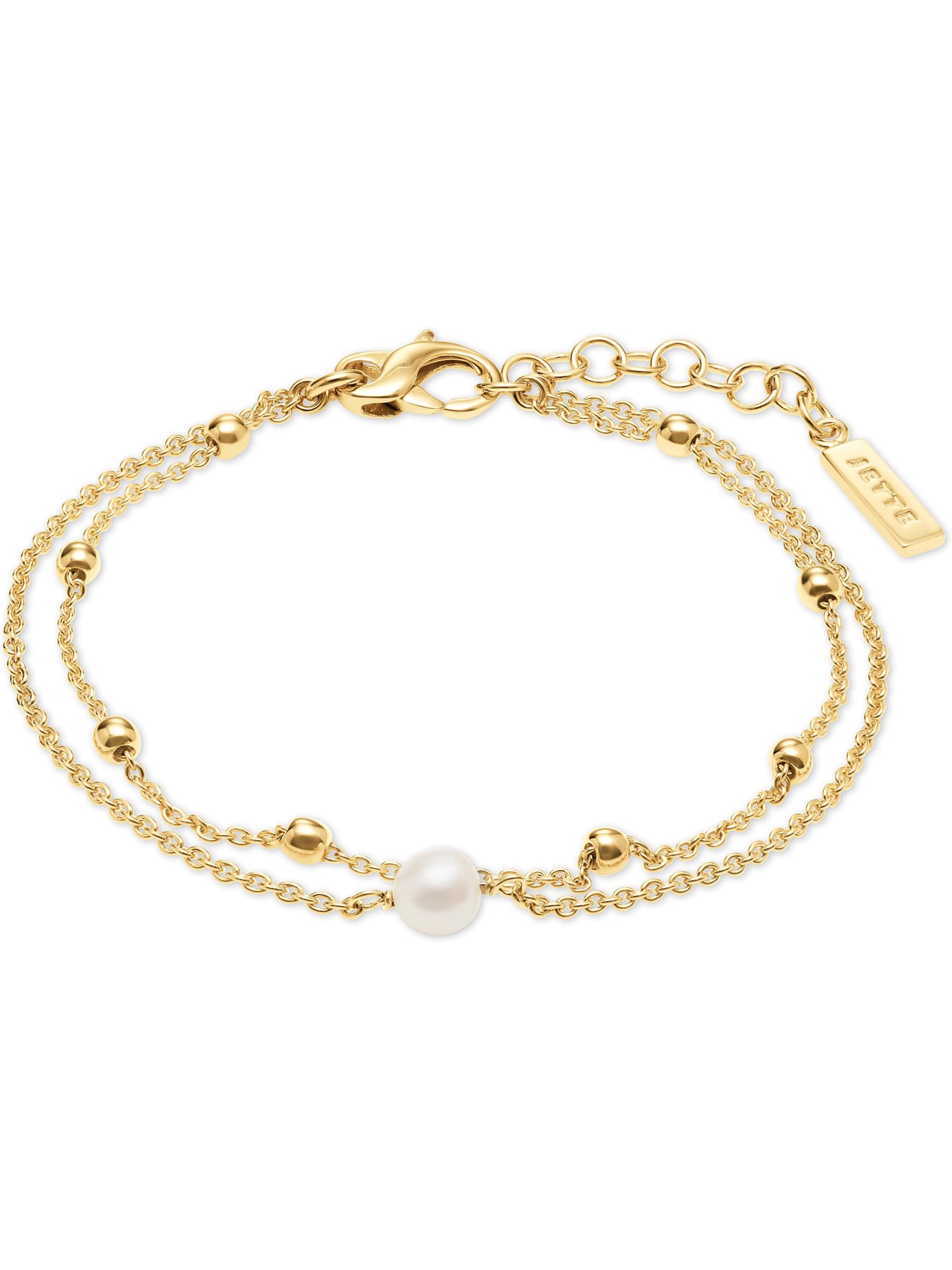 JETTE Armband in Gold: Vorderseite