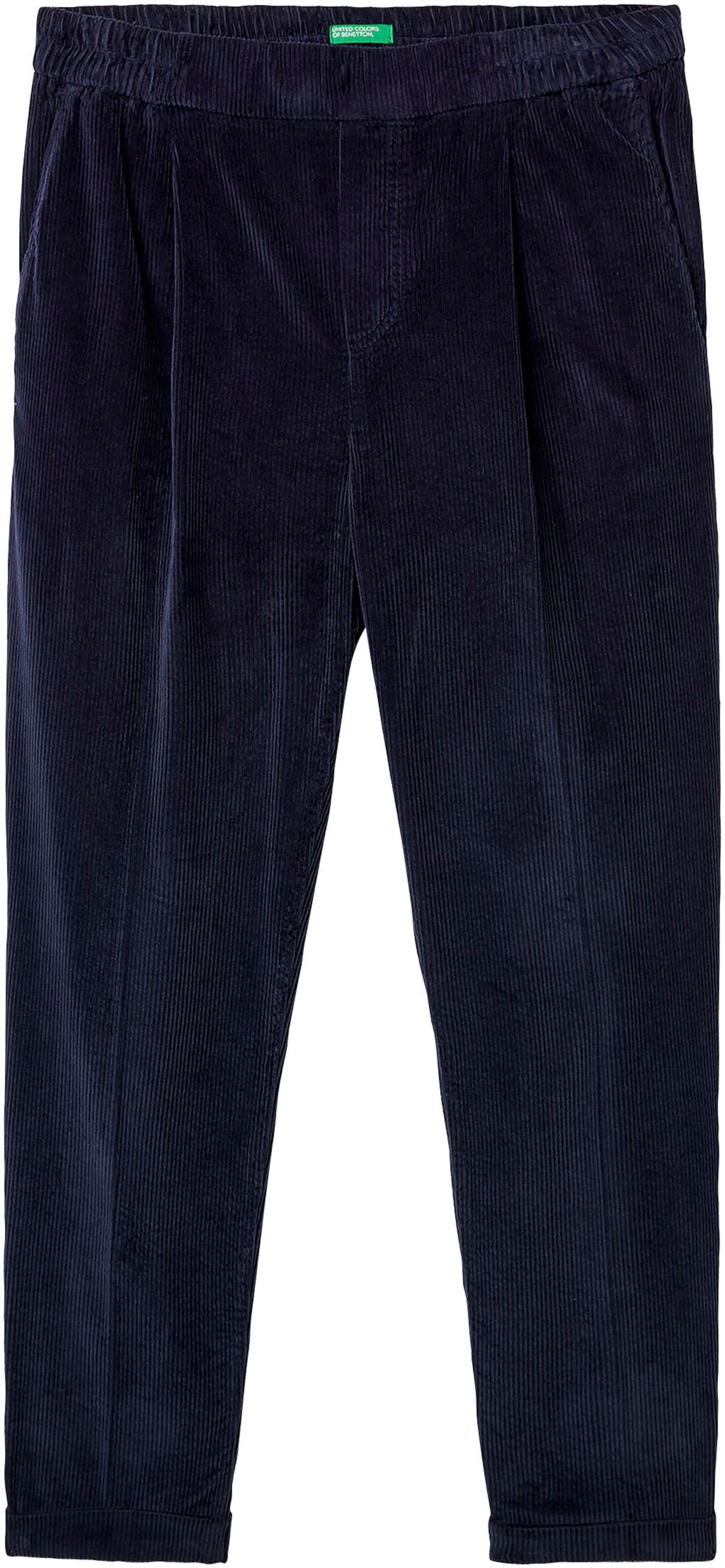 UNITED COLORS OF BENETTON Zúžený Kalhoty – modrá: přední strana