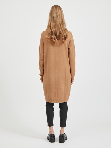 VILA Knitted dress 'Ril' in Brown