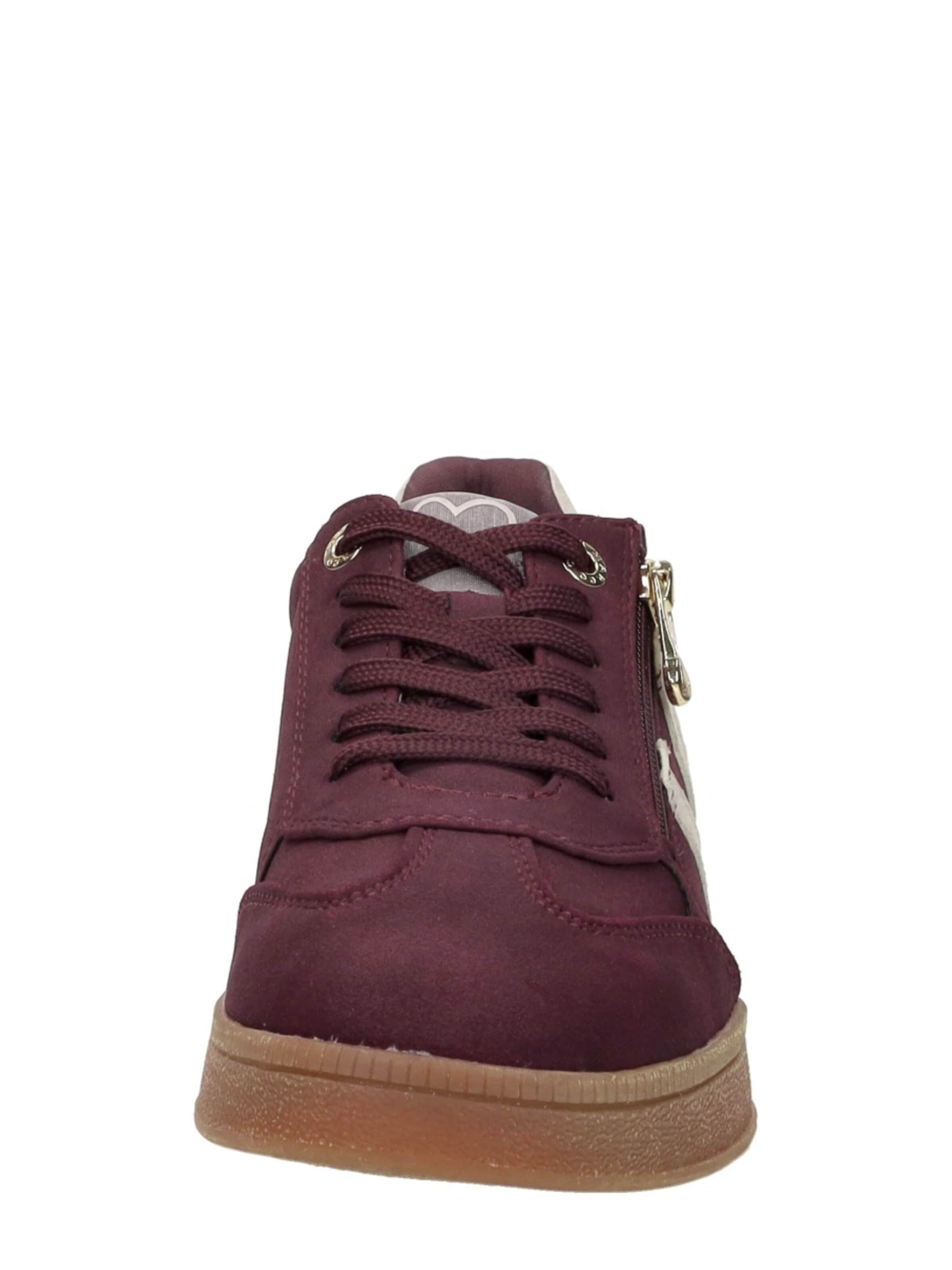 MARCO TOZZI Sneakers laag 'Sneakers Laag' in Rood