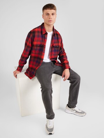 raudona LEVI'S ® Patogus modelis Marškiniai 'Jackson Worker'