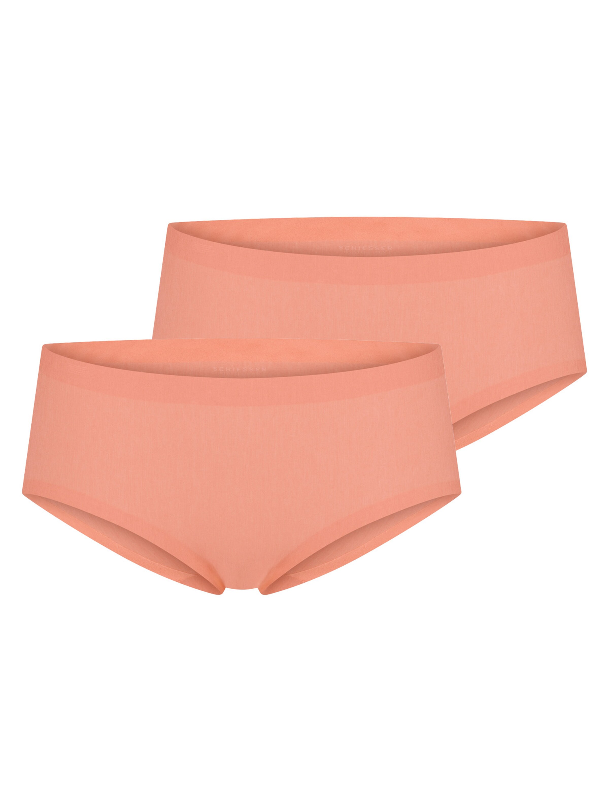 SCHIESSER - Panti ' Invisible Cotton ' en naranja: frente