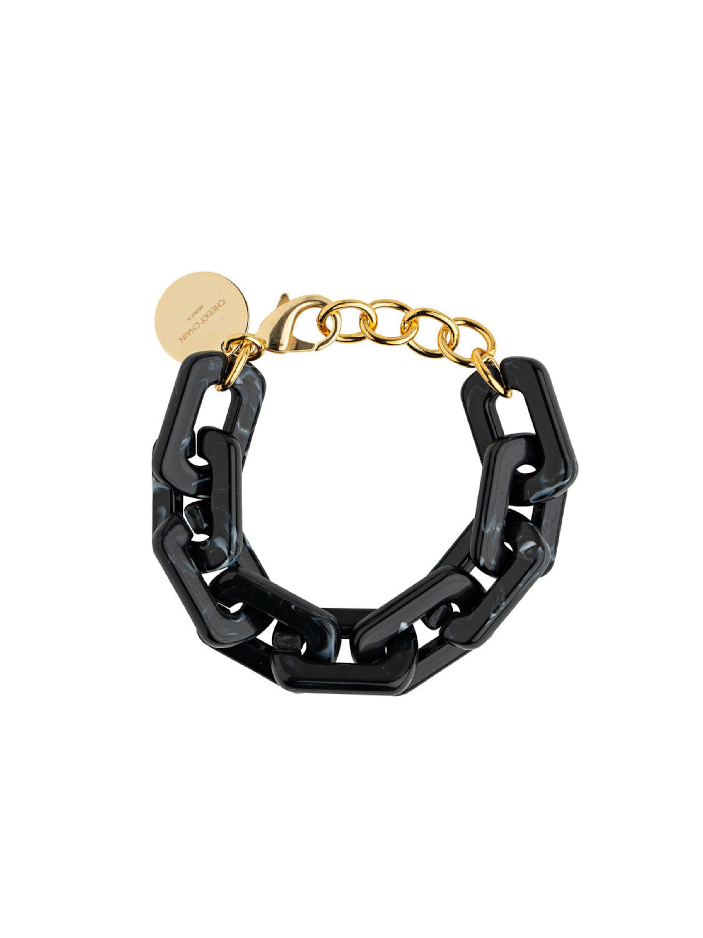 Bracelet 'Kelly' Cheeky Chain Munich en or : devant