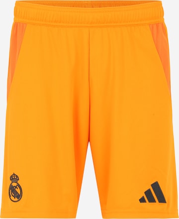 ADIDAS PERFORMANCE Regularen Športne hlače 'Real Madrid 24/25 Away' | rumena barva: sprednja stran