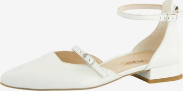 Ballerina con cinturino di Paul Green in bianco: frontale