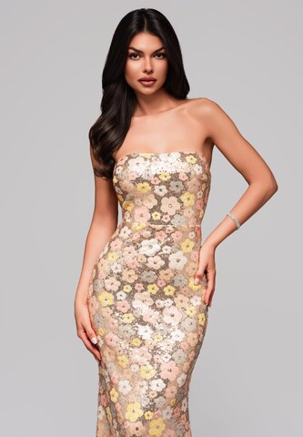 Ombre Avondjurk in Goud