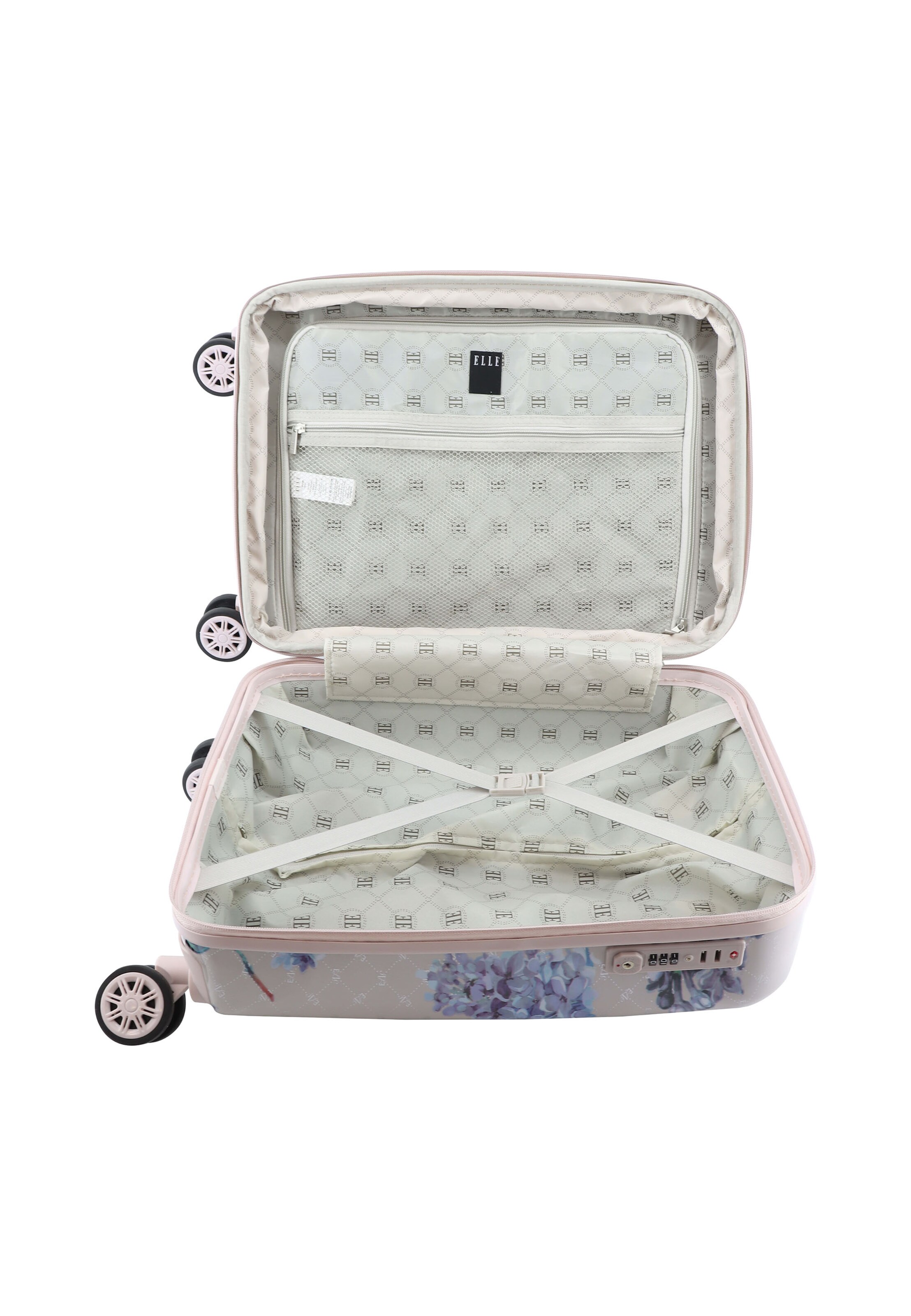 ELLE Suitcase 'Floret' in Pink
