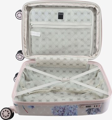 ELLE Suitcase 'Floret' in Purple