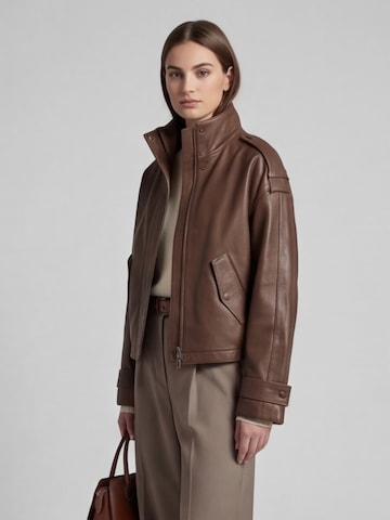 Veste mi-saison 'Debora' RICANO en marron : devant