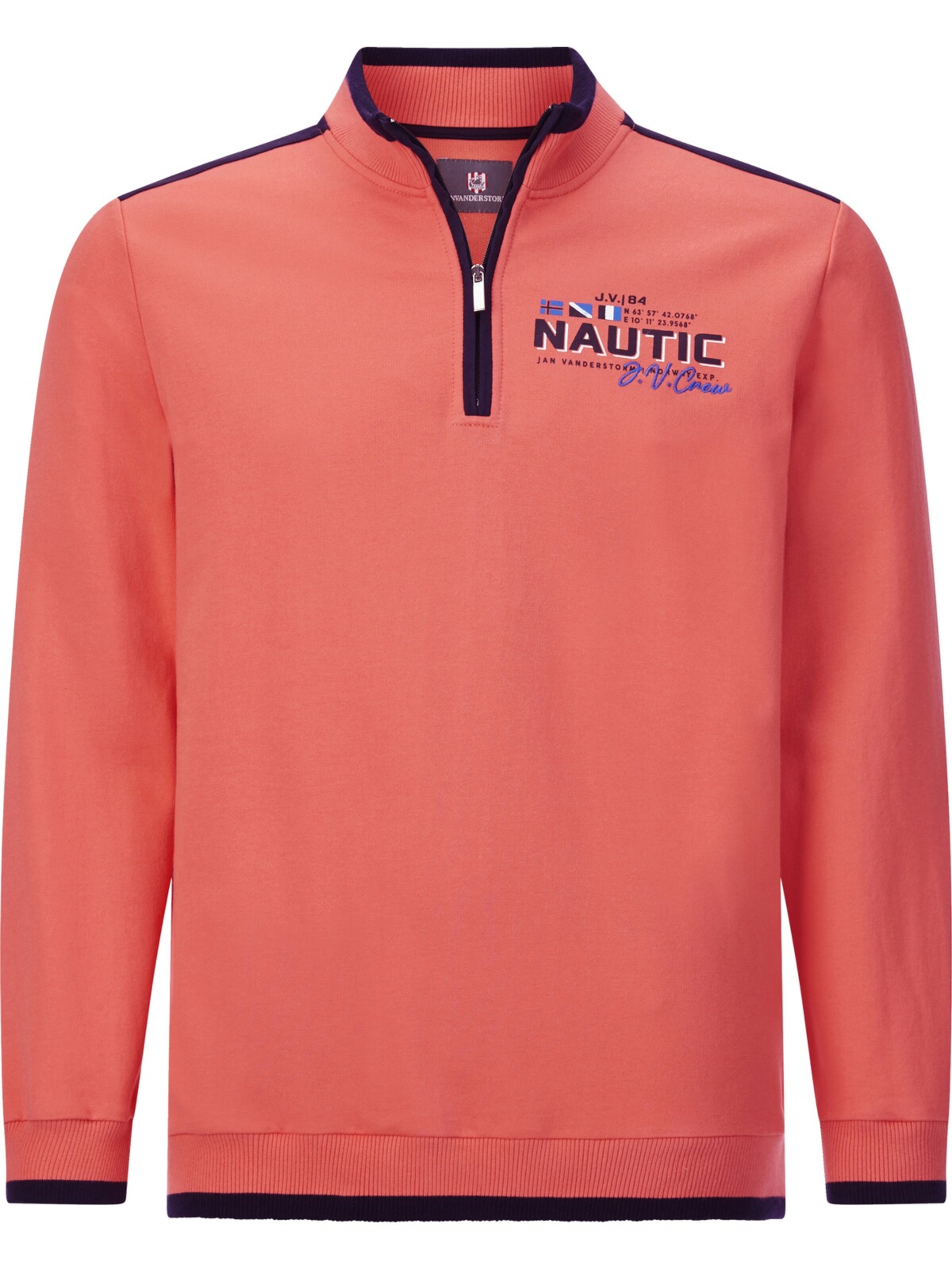 Jan Vanderstorm Sweatshirt in Rot: Vorderseite