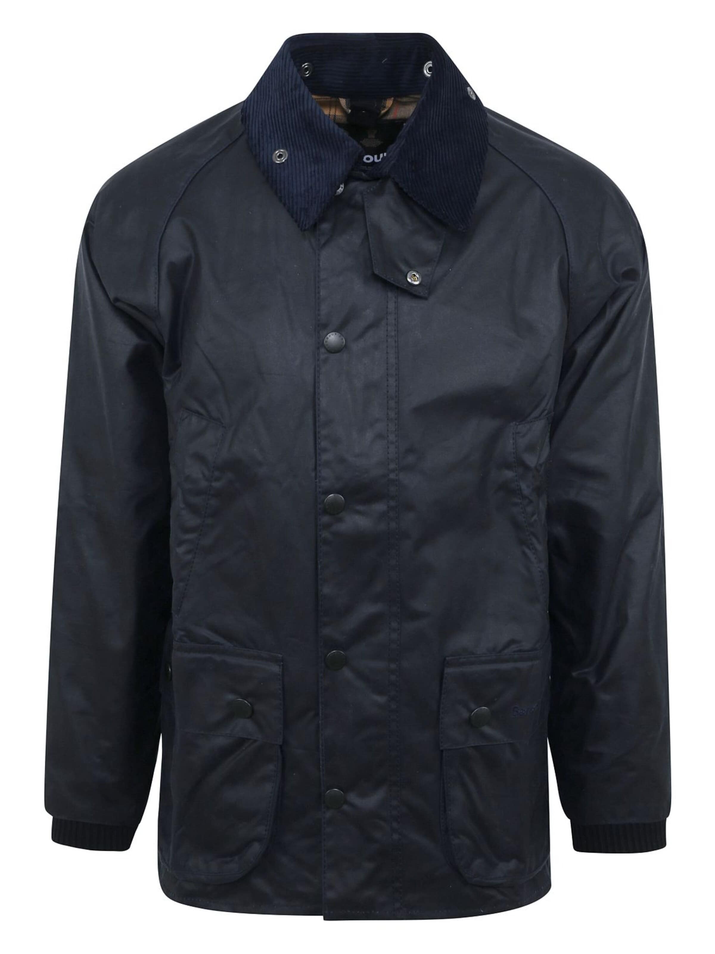 Barbour Winterjas 'Bedale' in Blauw: voorkant