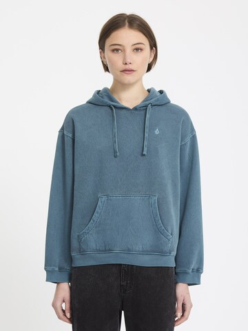 Volcom Sweatshirt 'STONE SOFT' in Blauw: voorkant