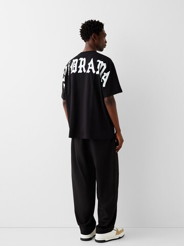 Bershka Shirt in Schwarz