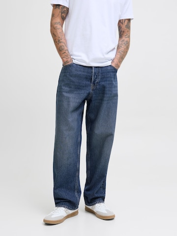 JACK & JONES Baggy Jeans 'JJIAlex' in Blue: front