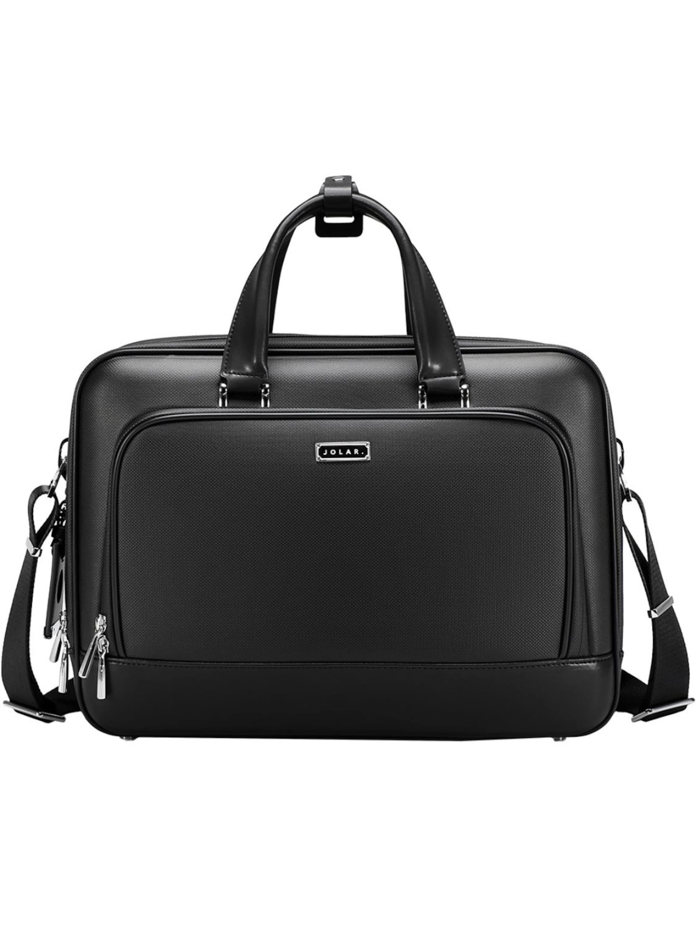Borsa per laptop 'PREMIUM' di jolar in nero: frontale