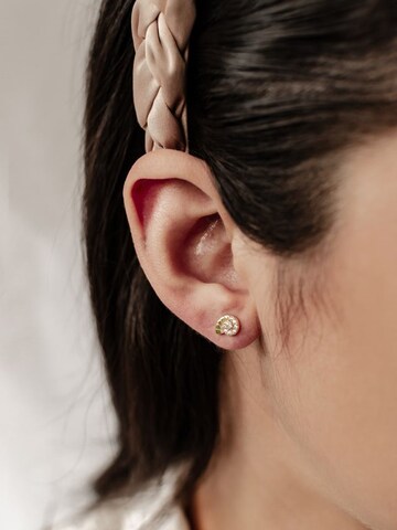 Hey Happiness - Pendientes 'Nautilus Shine' en oro