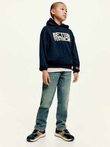 MANGO KIDS Sweatshirt 'BETTER' in Blue: front