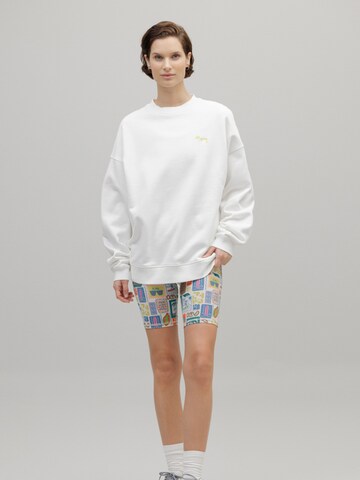 Felpa 'Sweater Ciao Ciao' di Hey Honey in bianco