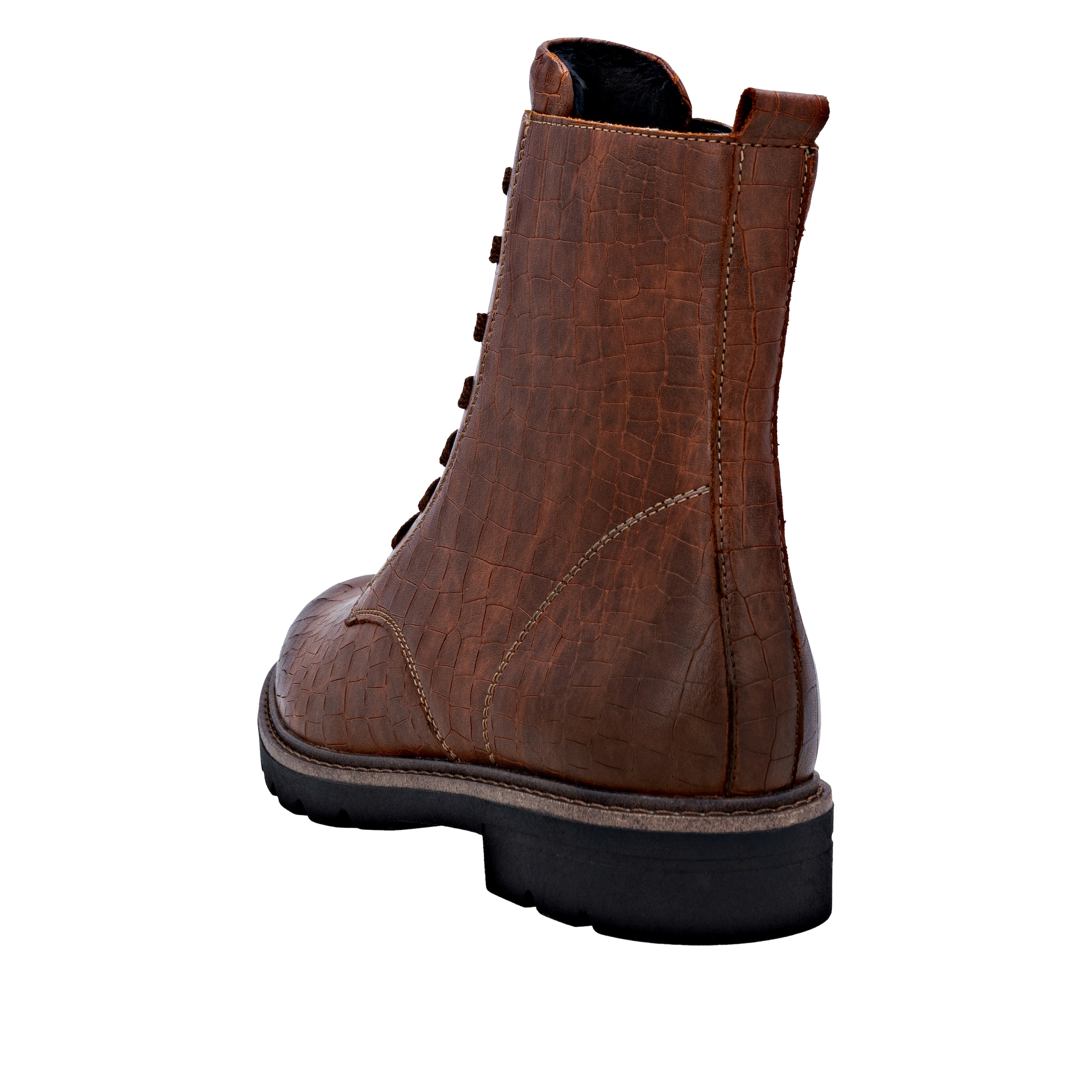 Bottines à lacets 'D2Q71' REMONTE en marron