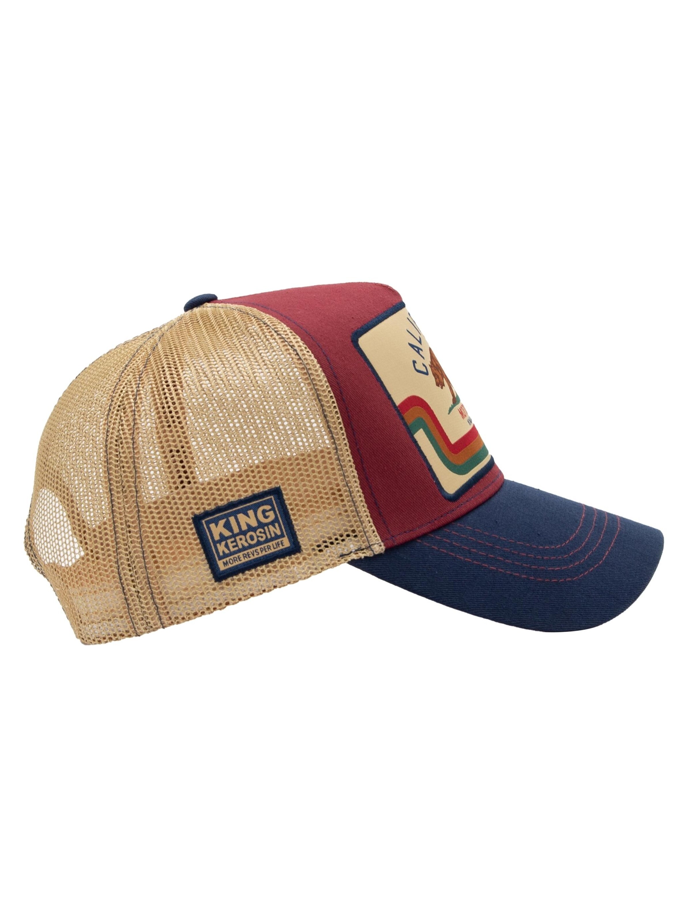 King Kerosin Cap 'California' in Red