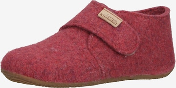 Living Kitzbühel Hausschuh in Rot: Vorderseite