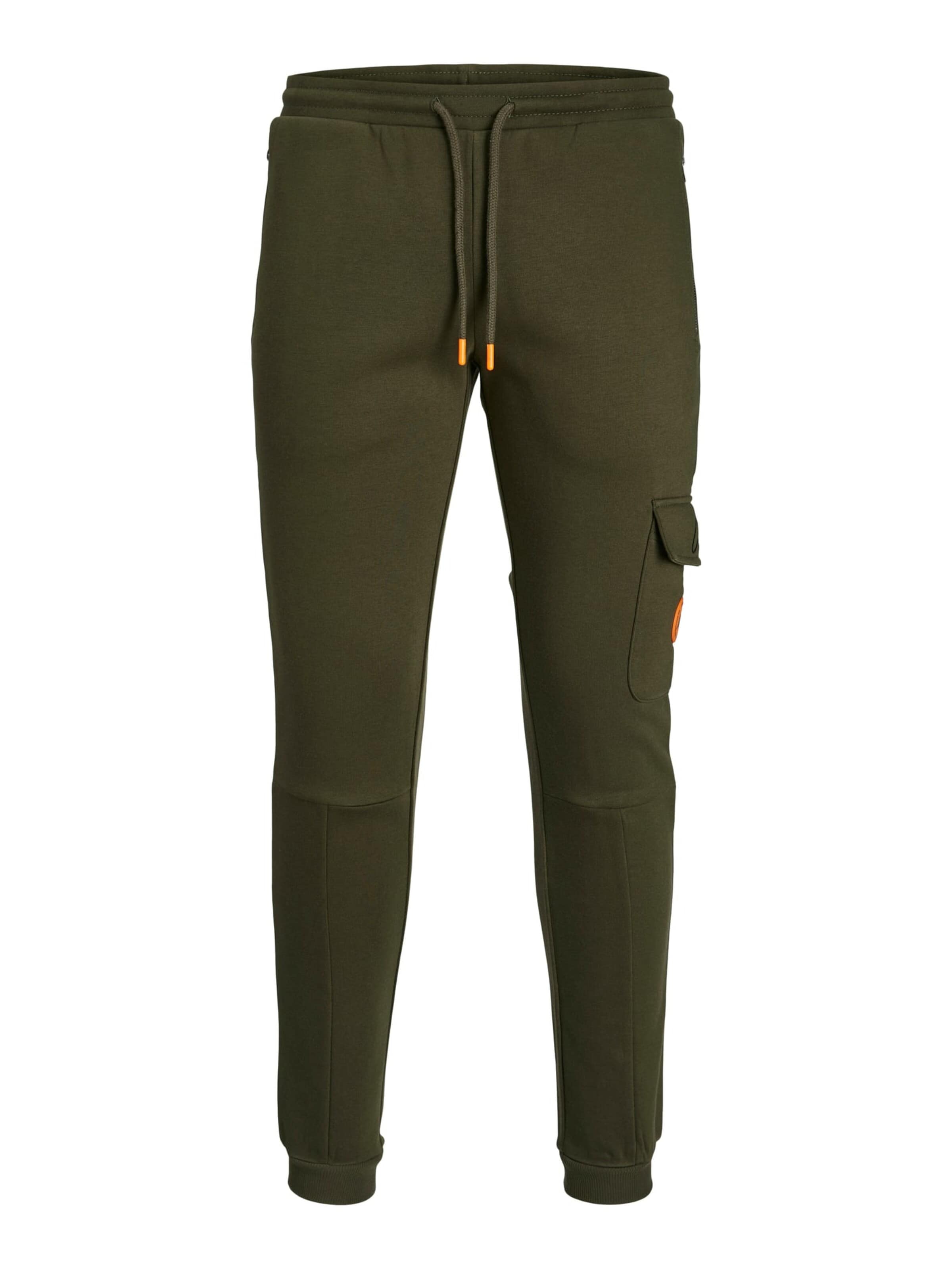 JACK & JONES Baggy Sportbroek 'Will' in Groen: voorkant