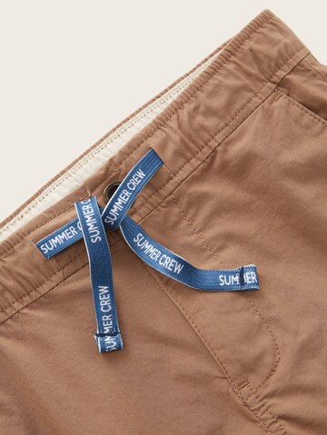 TOM TAILOR Regular Pants in Brown